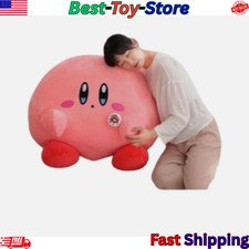 Giant Badge Star Kirby Plush Doll Big Soft Cartoon Pillow Anime Stuffed Toy