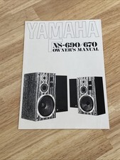 Yamaha NS-690 Manuale d'uso originale