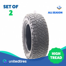 Set Of 2 Used 26570r18 Nitto Ridge Grappler 116t - 9.532 Set Of 2 Used 26570r18 Nitto Ridge Grappler 116t - 9.532