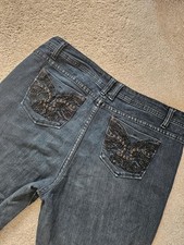 Y2K, Embellished, mid rise, Bootcut Jeans W33L31 - Daniel
