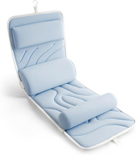 Ultra Soft Full Body Bath Pillow for Bathtub, Luxury Thick Tub Pillow for Head N