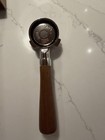 Crema Bottomless Portafilter Walnut Handle 58mm E61 w/ Basket & Box. New! — photo 3