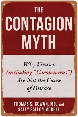 Tin Metal Signs Home Décor 8 X 12 Inch The Contagion Myth Vintage Poster Plaque 