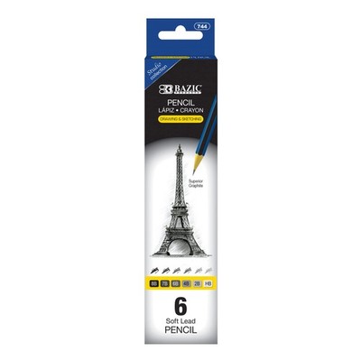 BAZIC Drawing Sketching Pencil Set, Graphite Sketch Kit Pencils, 1-Pack