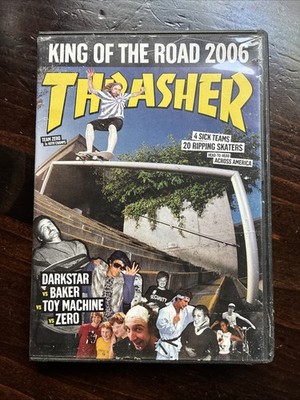 Thrasher Magazine King of the Road 2006 Skateboard DVD Baker Zero Toy Machine