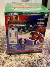 DIAPORAMA DE DOUCHE ÉTOILE LUMIÈRES DE NOËL LED AVEC DIAPOSITIVES DE VACANCES COULEUR À DISTANCE