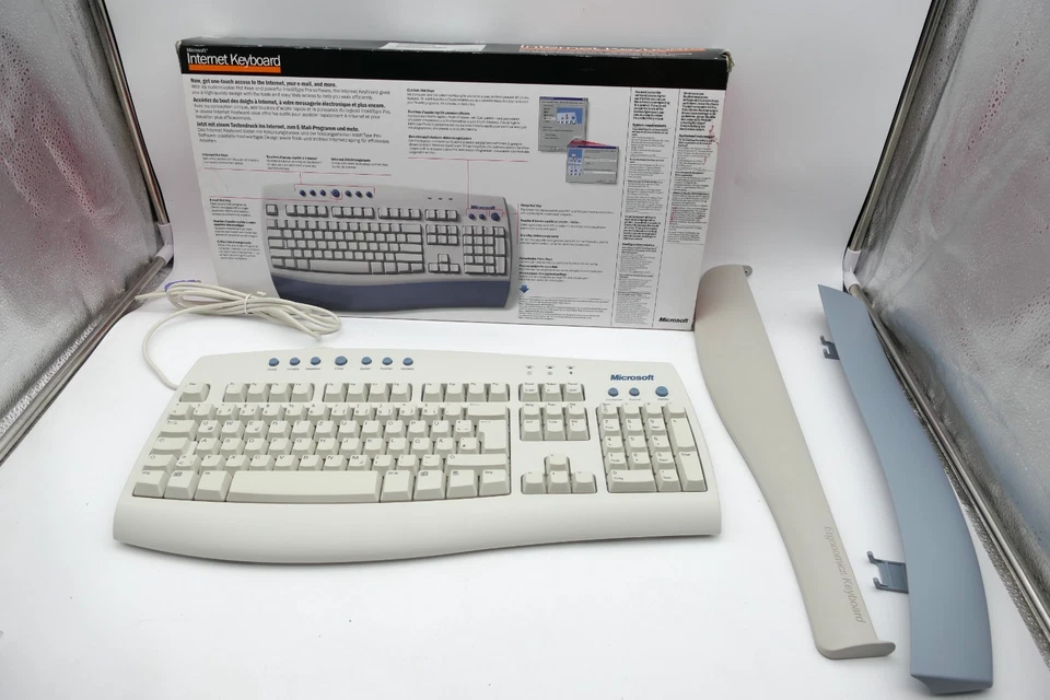 Microsoft Internet Keyboard Tastatur RT9410 Vintage mit OVP - Bild 2 von 4