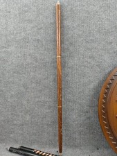 Solid Antique Handmade Victorian Wooden Walking Stick Cane Only Shaft
