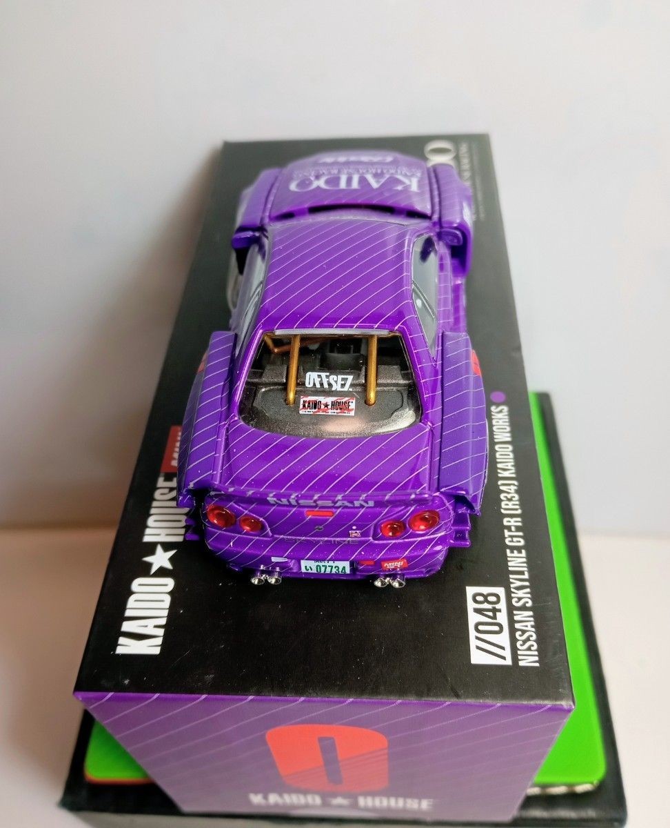 Kaido House MINI GT Nissan Skyline GT-R R34 Osaka Limited 1/64