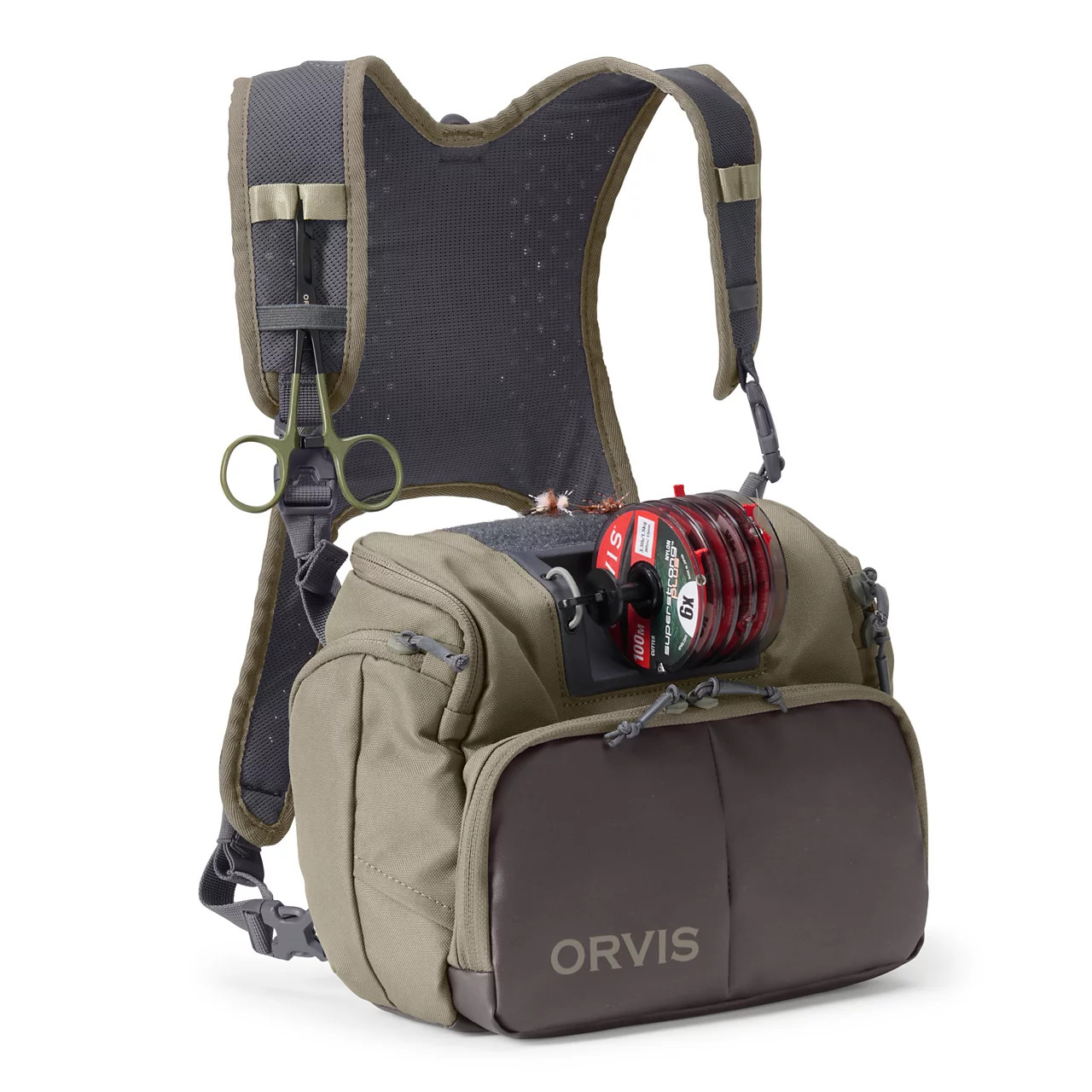 Orvis Fly Fishing Chest Pack - Dusty Olive