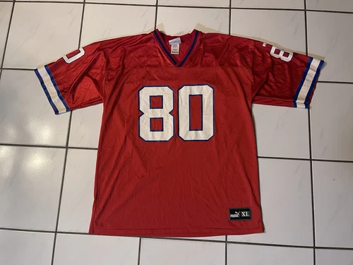 Vintage Eric Moulds Puma Buffalo Bills NFL Jersey Men’s XL Red - Picture 1 of 7
