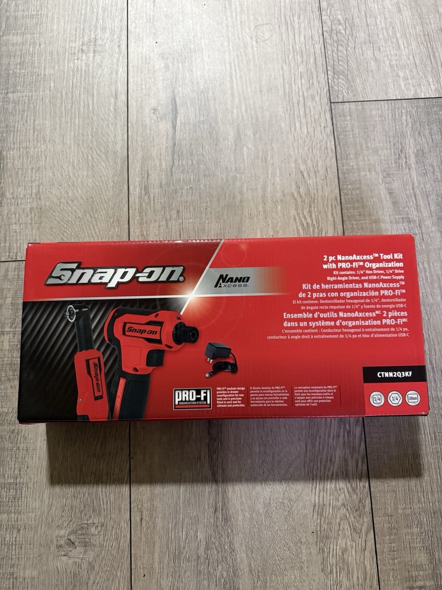 Snap-on CTNN2Q3KF Nano / Axcess Tool Kit RED 1/4