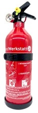 Aluminium ABC-Autofeuerl�scher 1 kg ''Pia'' - Feuerl�scher mit Halter + Manometer