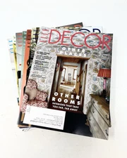 Elle Decor Magazine (USA) 2021, 2023, 2025 - Lot of 8