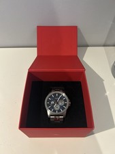 Hugo Boss Hero Sport Men's Silver Watch With Blue Dial