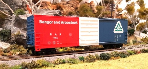 * HO * Life-Like * Bangor & Aroostook 50' Single Door Boxcar BAR No.9215 * 8431 | Zustand: Used