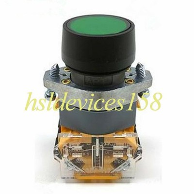 2pc New   APT II Green Pushbutton Switch LA39-A1-11-G 1NO 1NC #iv