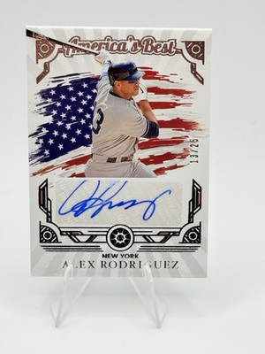 2025 Panini Boys of Summer - America's Best Signatures Alex Rodriguez /25