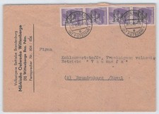 SBZ Nr. 201 (4) MeF Brief WITTENBERGE 18.10.48 nach BRANDEBURG-HAVEL 589
