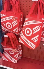 10 Peppermint Target-Reusable Shopping Tote Bag NWT