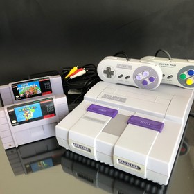 SUPER NINTENDO SNES Console System Choose Bundle Mario All Stars Kart & World