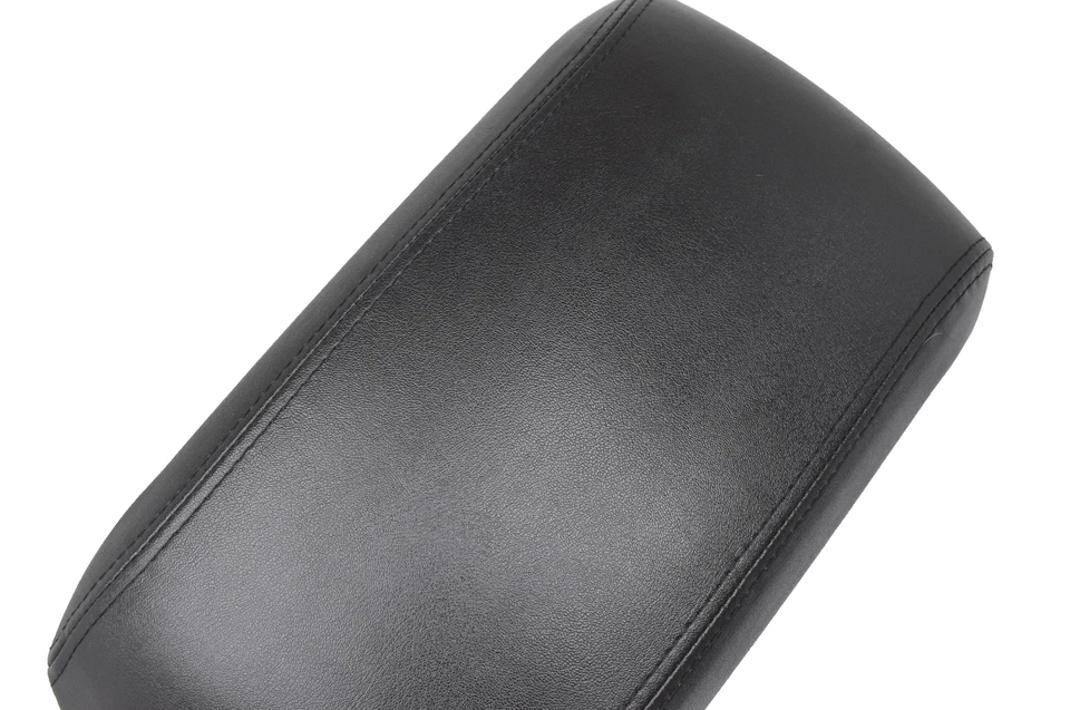 Console central 2007-2010 Lincoln MKX couro preto apoio de braço tampa armazenamento fabricante de equipamento original - Imagem 2 de 4