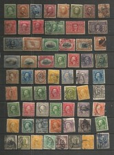TIMBRES  ANCIENS ETATS UNIS