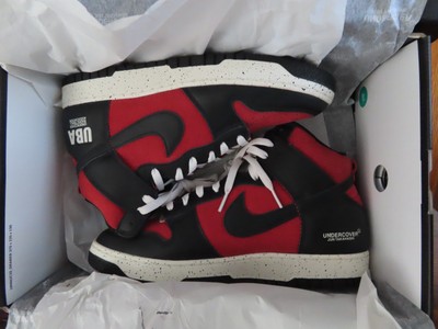 Size 10.5 Men's 12 Women's - Nike Undercover x Dunk 1985 High UBA Gym Red/Black