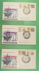 DR WHO 1973 AUSTRALIAN ANTARCTIC TERRITORY 3 FDC SHIP COMBO DIFF CANCELS R52311