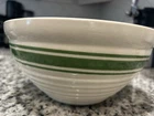 Vintage Hull Green Stripe Beehive Bowl