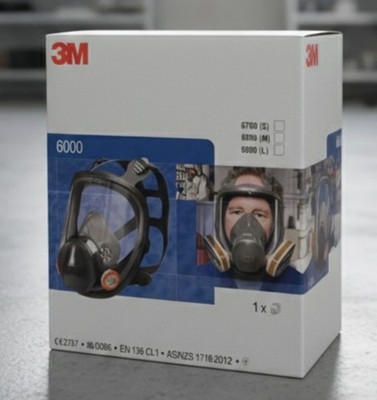 3M Vollgesichtsmaske Serie 6000 