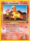 Damaged, English Pokemon Regular Blaine's Charmander - 60/132 - Common - Unlimit