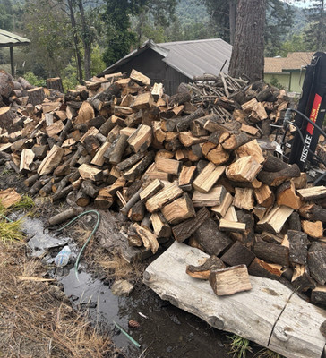 Split Firewood almond and oak 