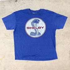 Shelby Cobra Distressed Circle Logo Graphic T-Shirt