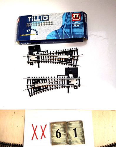 Tillig Handweichenpaar Nr. 06825  TT 1:120 OVP  (Los XX61) | Zustand: Neu
