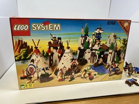 LEGO Western: Rapid River Village (6766) W/BOX + INST 100% COMPLETE + BONUS