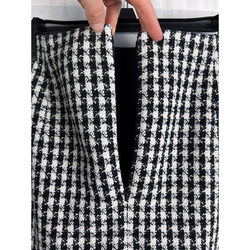 Anthropologie Skirt Womens 8 Townsend Tweed Houndstooth Preppy Academia Twee - Picture 4 of 6