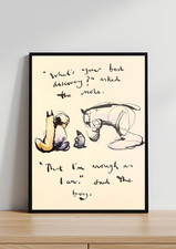 A4 Framed The Boy The Mole The Fox and The Horse Art Print Charlie Mackesy Quote