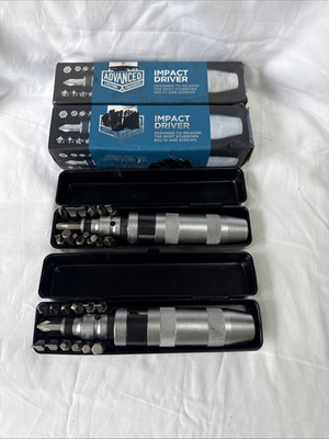 #ad X2 Halfords Advanced Impact Driver amp; Bits One Good One Broken Read Descript GBP 18.00