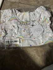 Posh Peanut - Henley Ruffled Capsleeve Bubble Romper - Nicky - 12-18mos - NWT