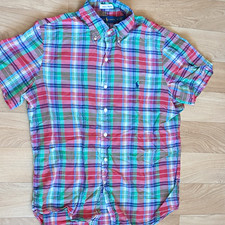 Ralph Lauren Herren Madras Hemd M kariert meh...