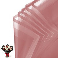 20 Blumen Geschenkpapier FüR Florist Blumenstrauß Verpackungspapier Rot
