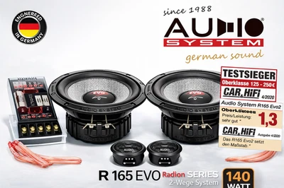 Audio System R165 EVO 2 voies composants haut-parleurs set 16,5 cm (6,5") 165 mm - Photo 1/4
