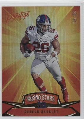 2019 Panini Prestige Rising Stars Xtra Points Gold /50 Saquon Barkley #RS-SB 6q5