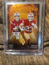 2024 Panini Phoneix-#TT-SF Brock Purdy / Christian McCaffrey - Treasured Tandems