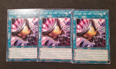 3x TALENT DER DREI TAKTIKEN  COMMON  Deutsch   Playset Triple Tactic Talent 