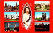 1977, ROYALITY, Silver Jubilee, QUEEN ELIZABETH, London, England Postcard