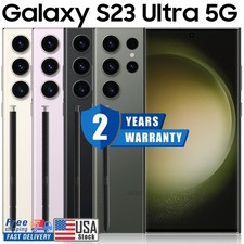 Factory New in Sealed Samsung Galaxy S23 Ultra Unlocked 5G SM-S918U 512GB/256GB
