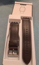 Black And Brown Apple Watch Band Set