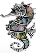 Sea Horse Lapel Pin Brooch Gift Scarfs